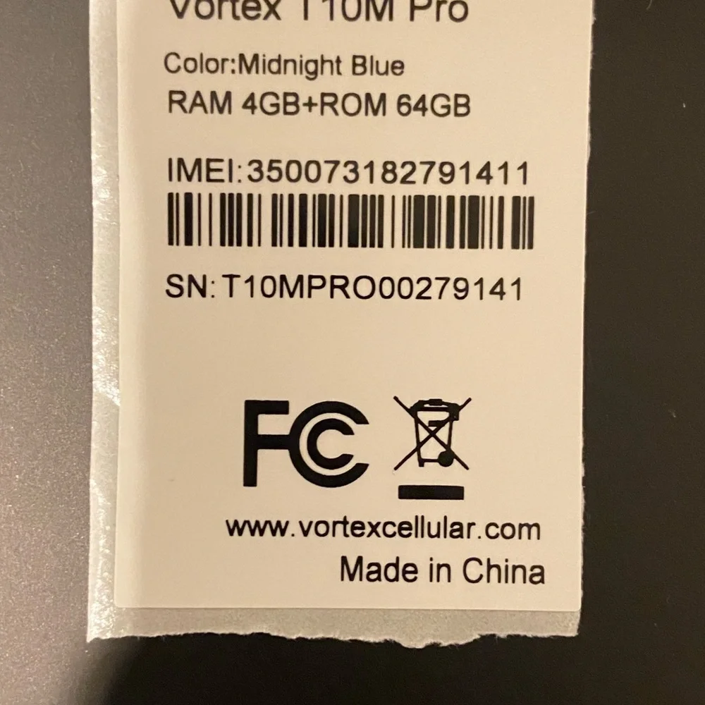 Vortex T10M Pro Tablet - Black